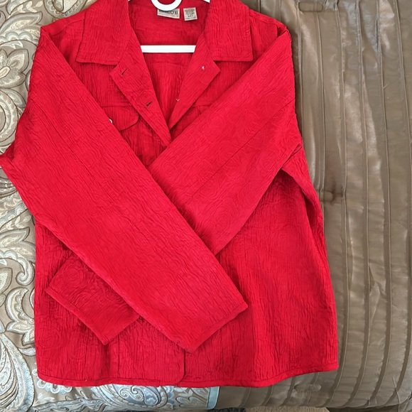 Ladies red Chico jacket - Picture 4 of 6